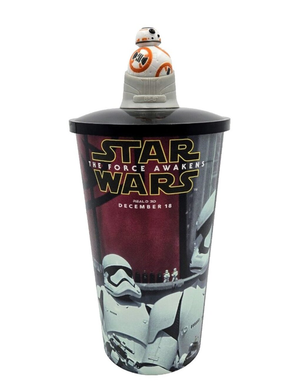 Star Wars The Force Awakens Movie Collectors Cup With BB-8 figurine 2015 Read